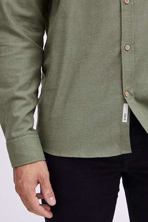 Chemise - SDPETE dusty olive - Solid
