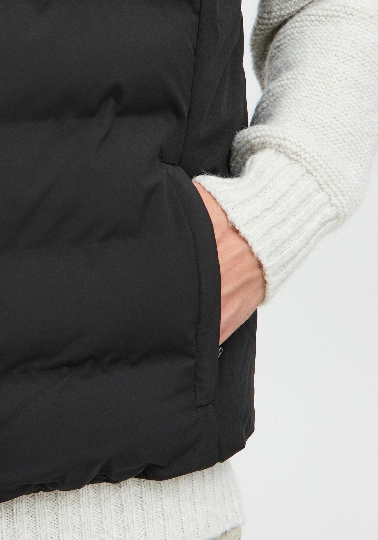 Doudoune sans manche - Noir SDMILAS - Solid