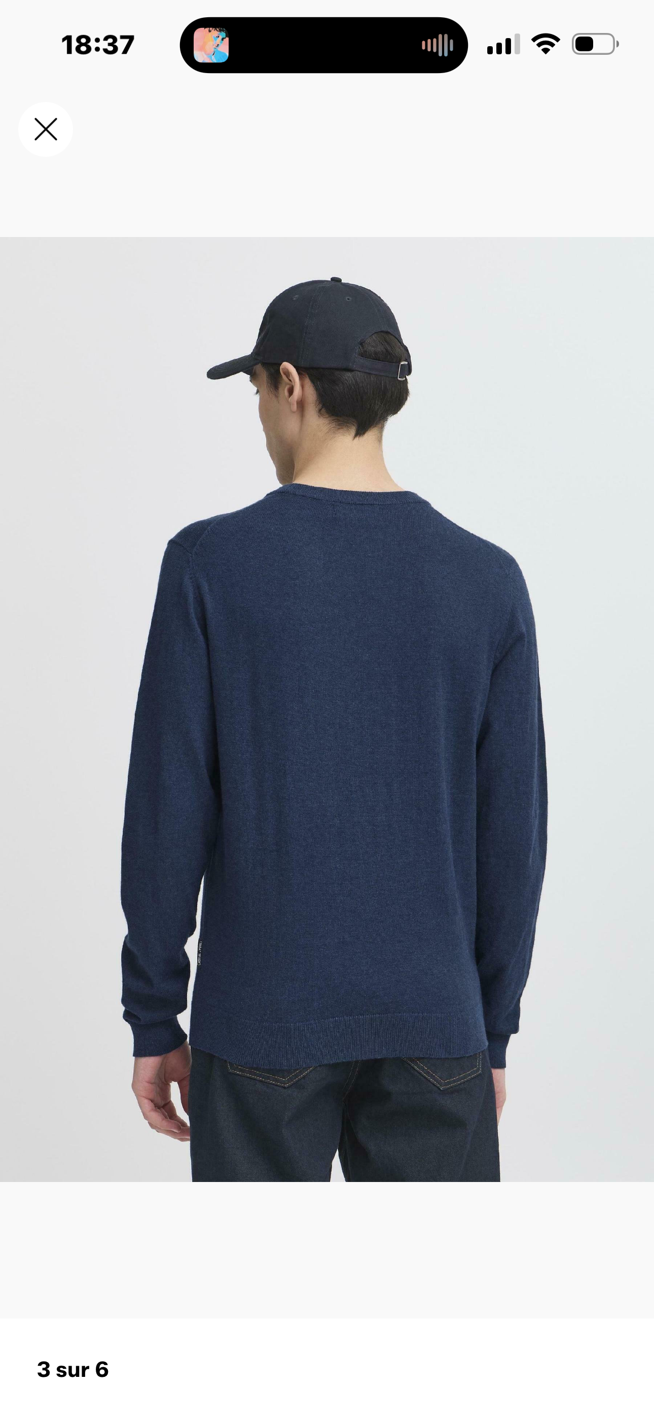 Pull col rond - Marine - Casual Friday