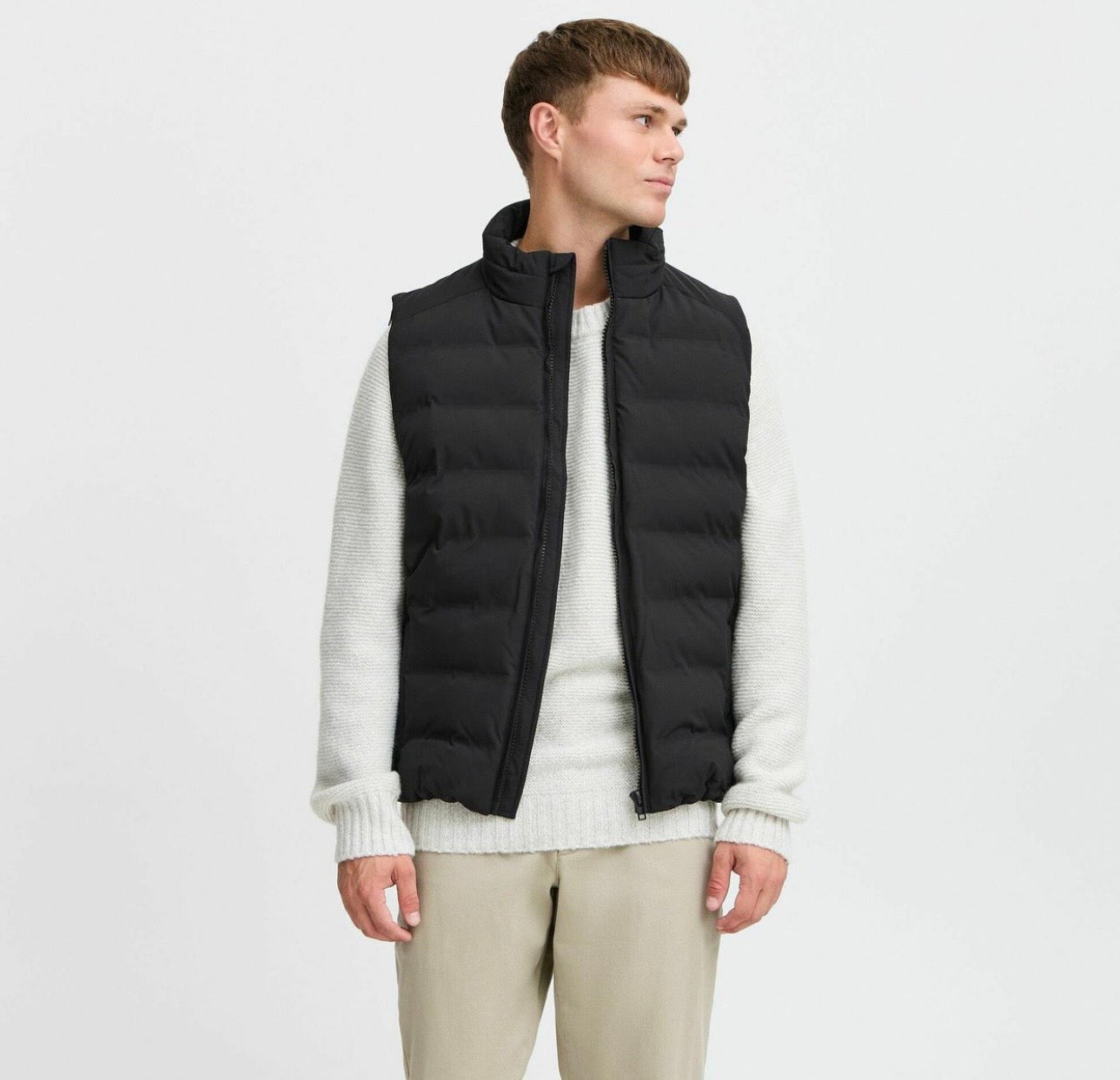 Doudoune sans manche - Noir SDMILAS - Solid