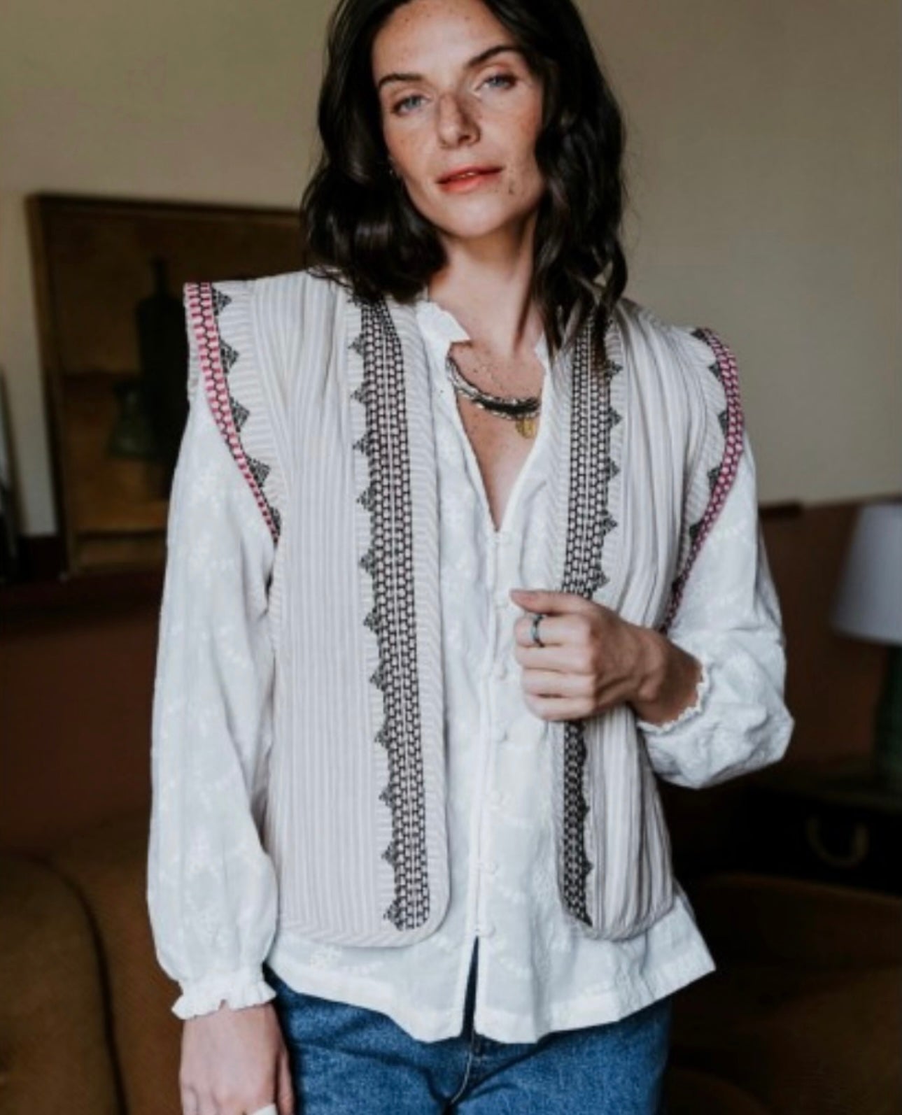 Gilet - Boho beige - Rue Mazarine