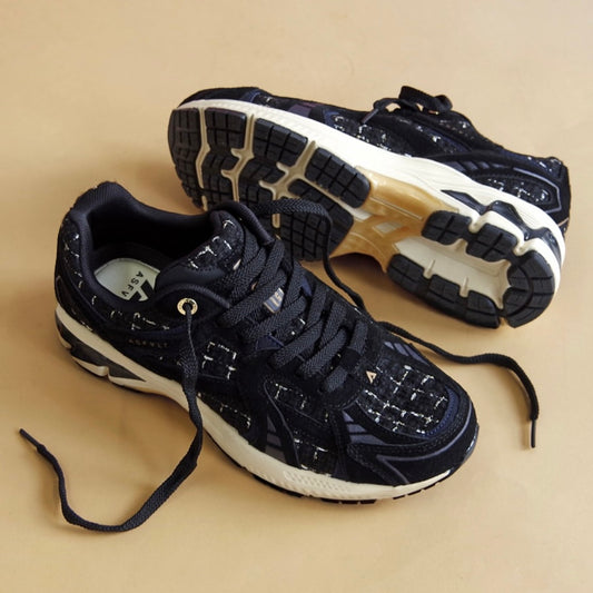 Baskets - City run black tweed- Asfvlt