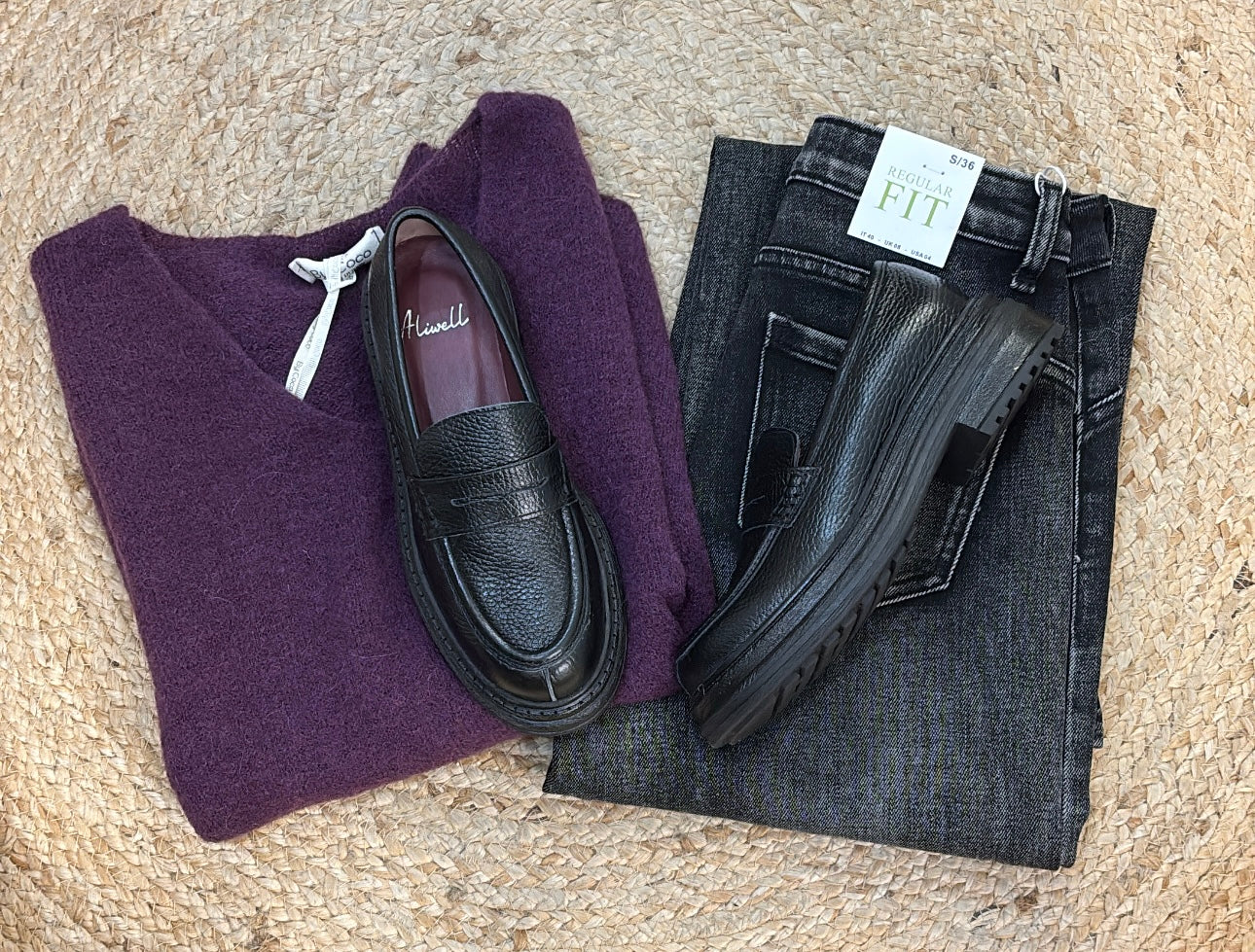 Mocassins - Noir - Aliwell