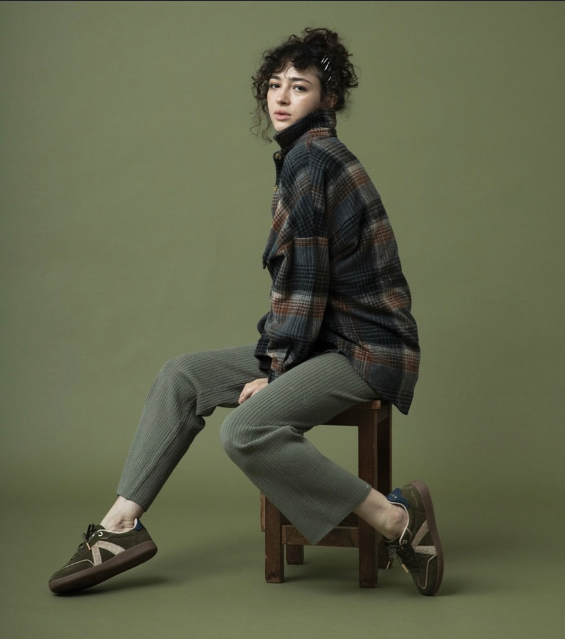 Baskets - Élite Classic army tan fit navy - Asfvlt