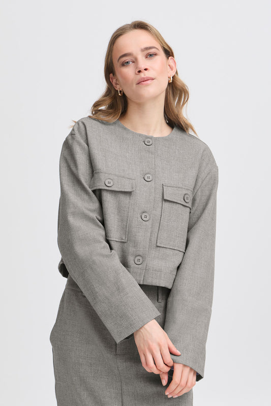 Blazer - FRABIGAIL gris - FRANSA