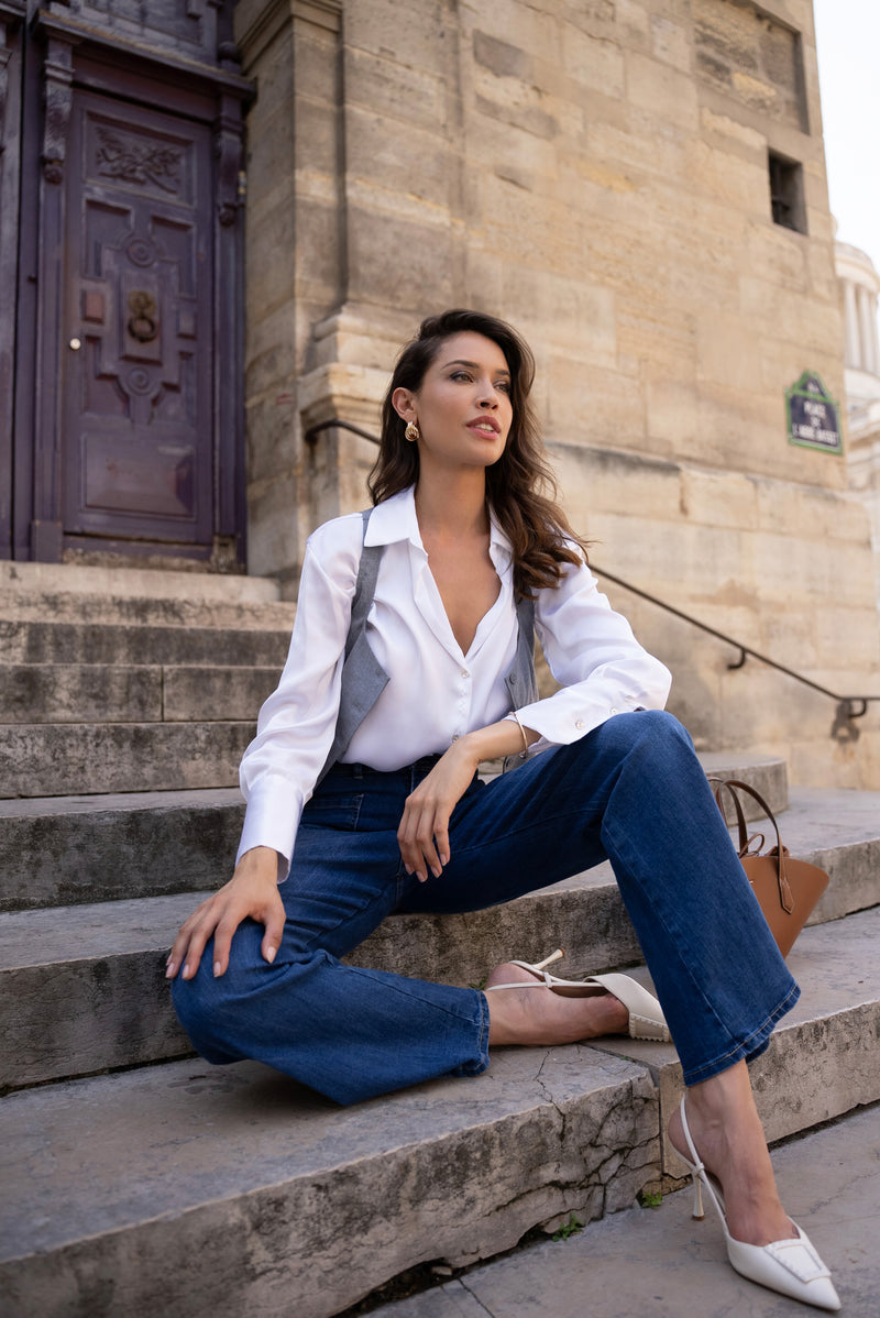 Jeans - Poches plaquées