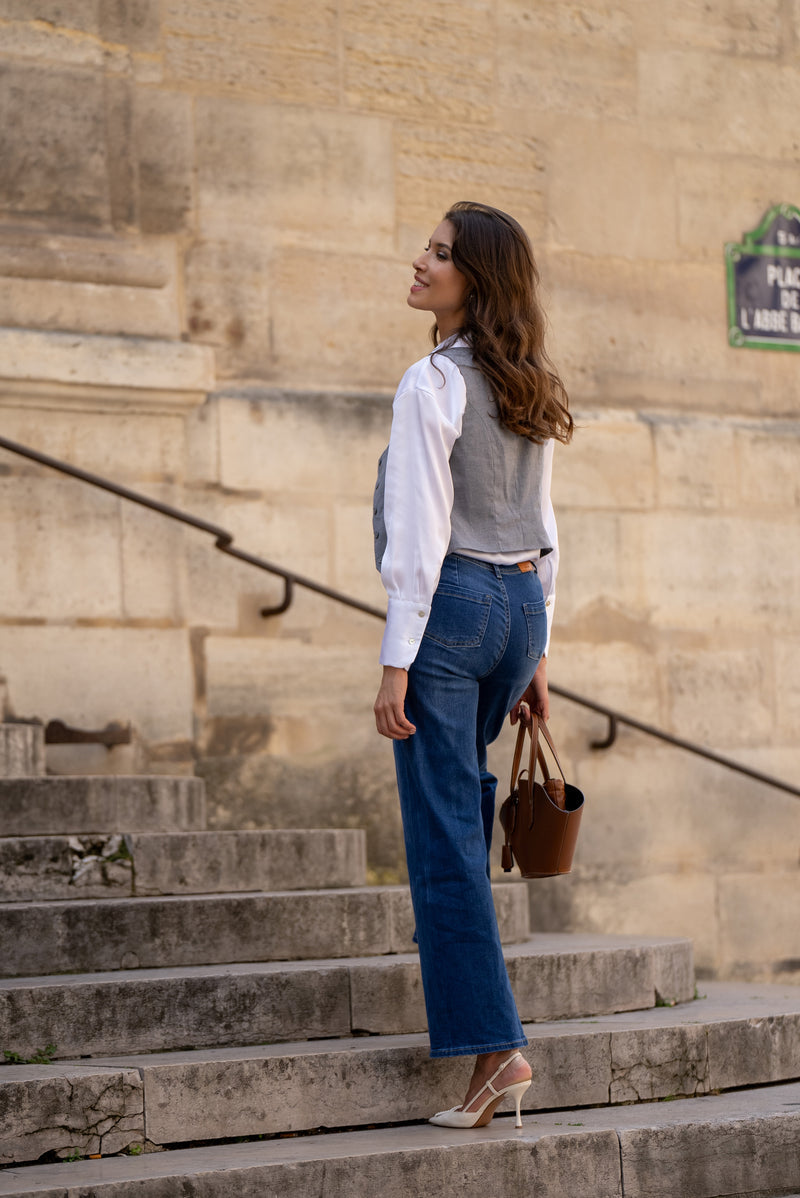 Jeans - Poches plaquées