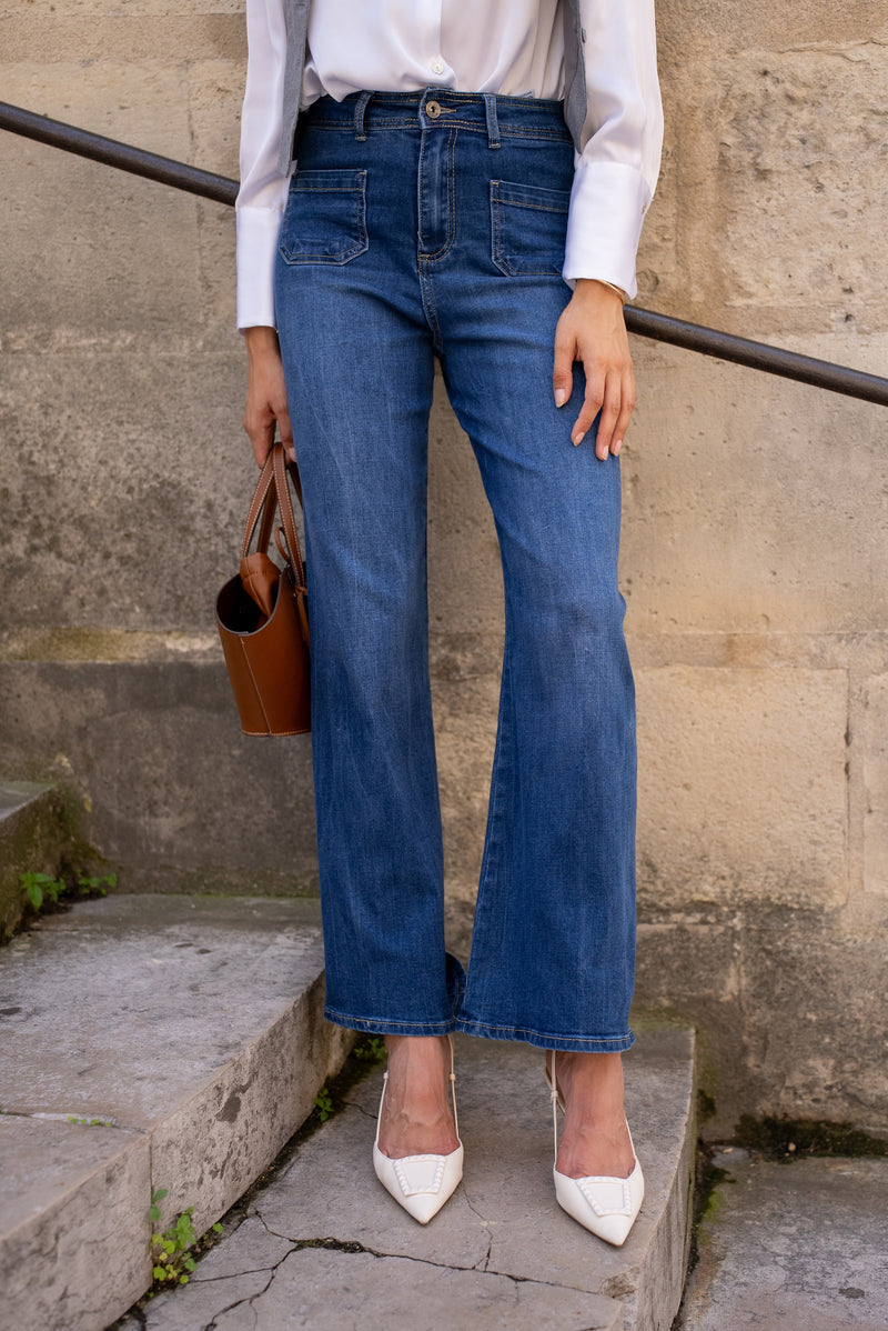 Jeans - Poches plaquées