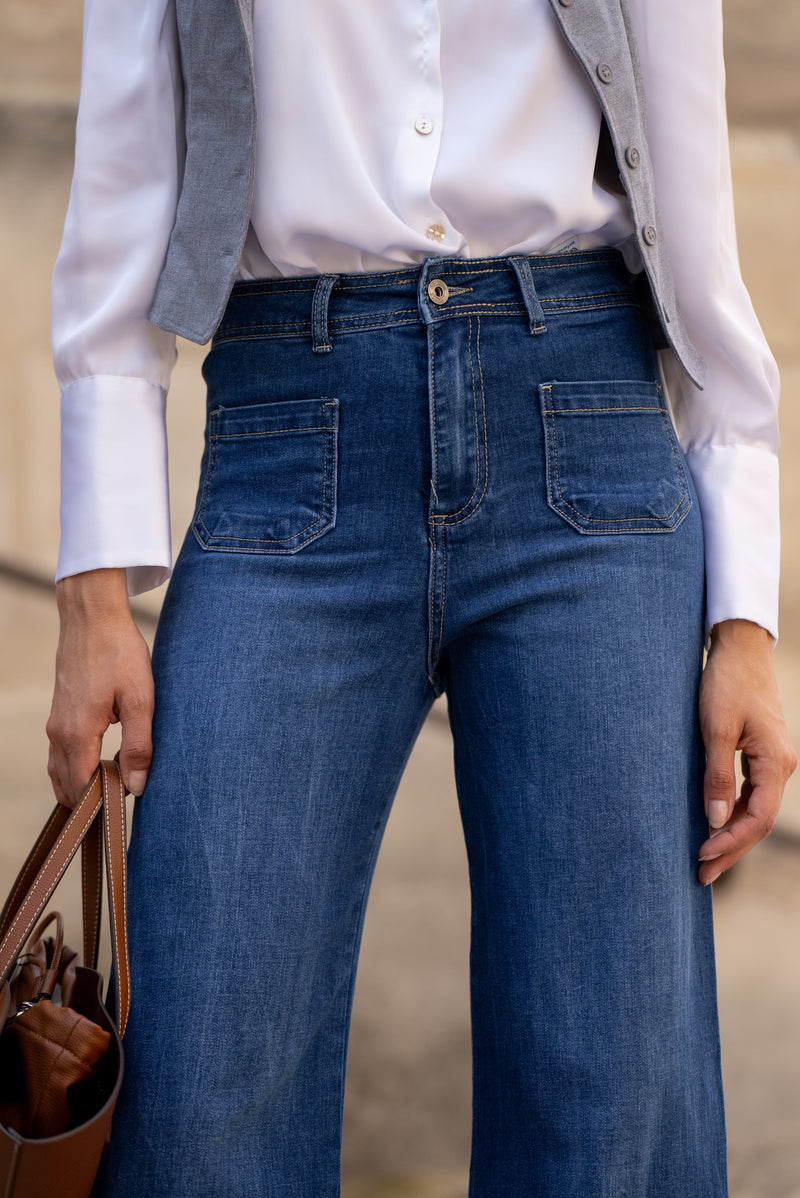 Jeans - Poches plaquées