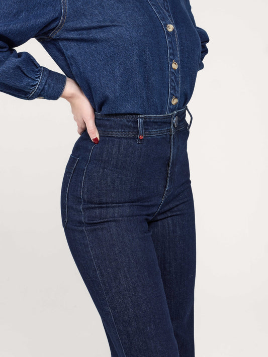Jeans - Fauve indigo - FAM