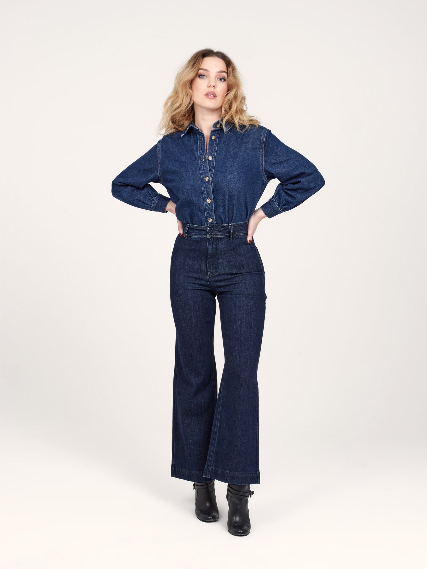 Jeans - Fauve indigo - FAM