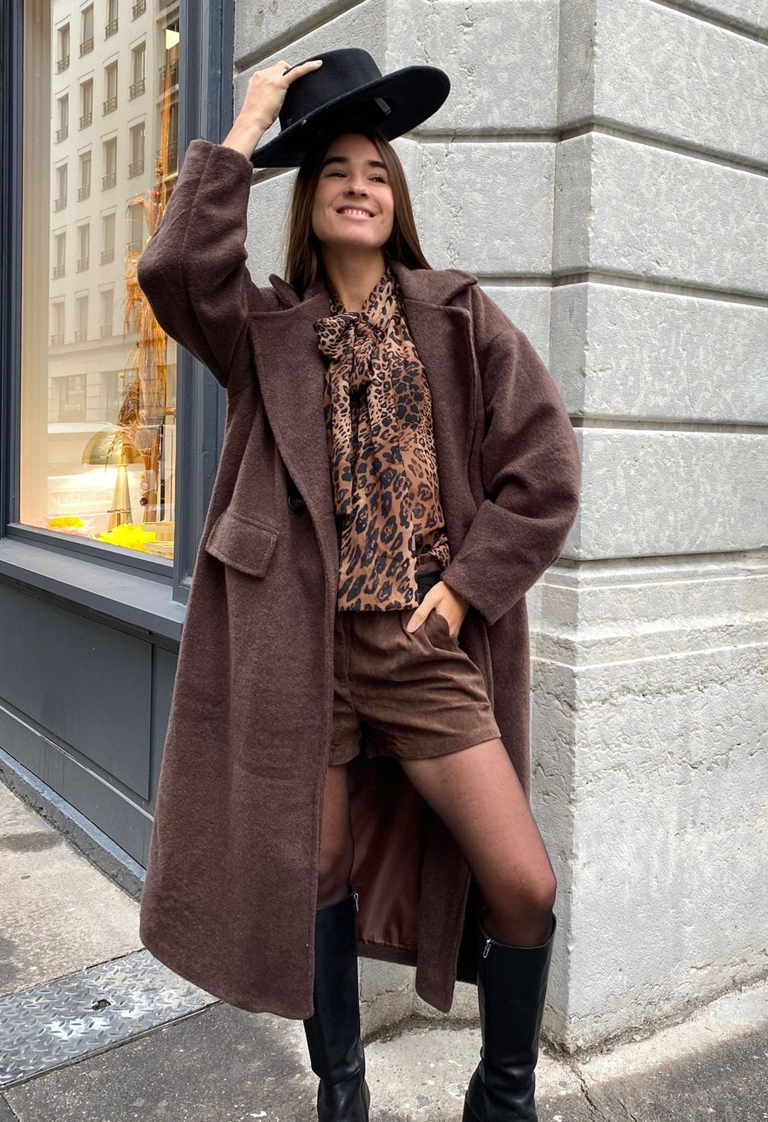 Manteau long - Marron