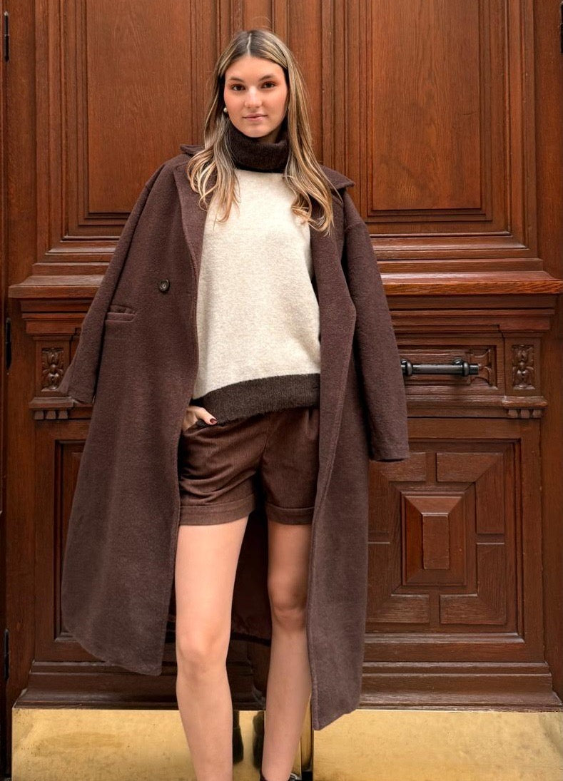 Manteau long - Marron