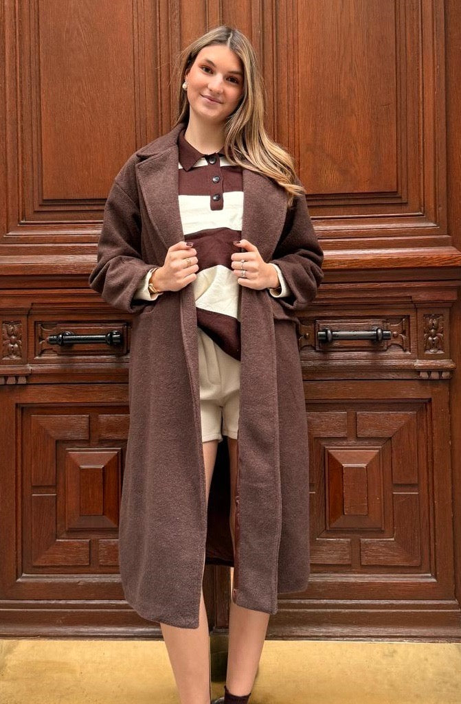 Manteau long - Marron