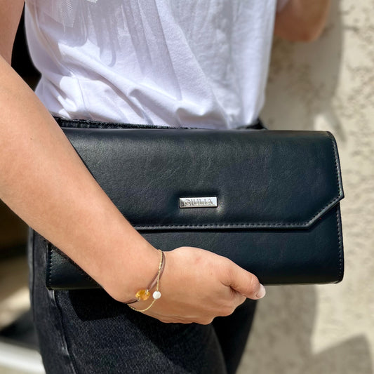 Pochette - Noir - Negro napa - Giulia