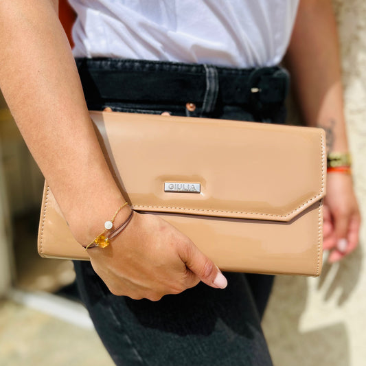 Pochette - Nude - Nude Charol - Giulia
