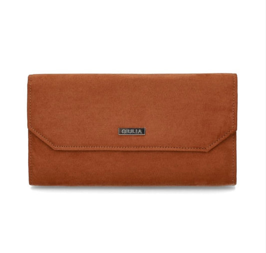 Pochette - Beige Camel - Cuero ante - Giulia