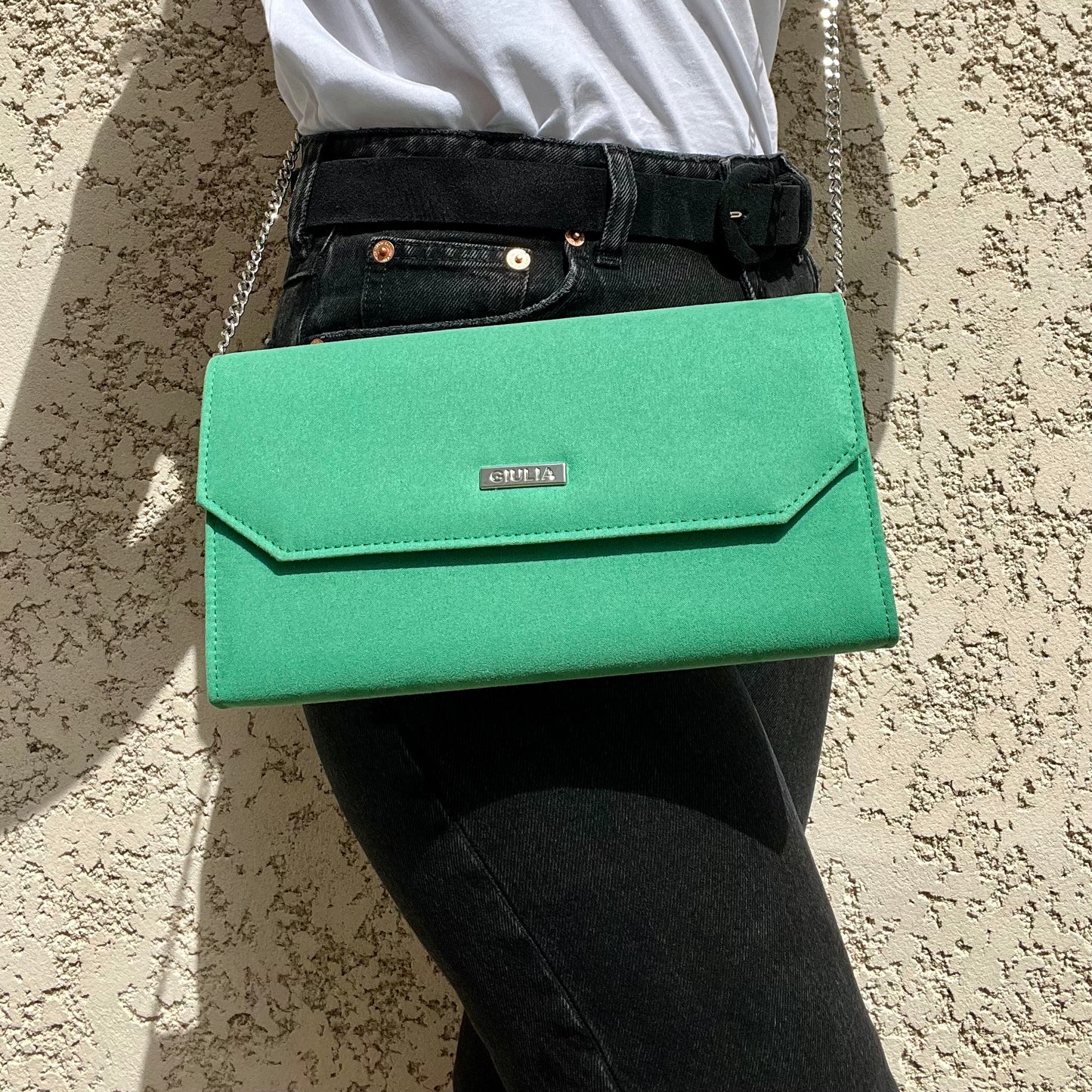 Pochette - Verte - Grass ante - Giulia