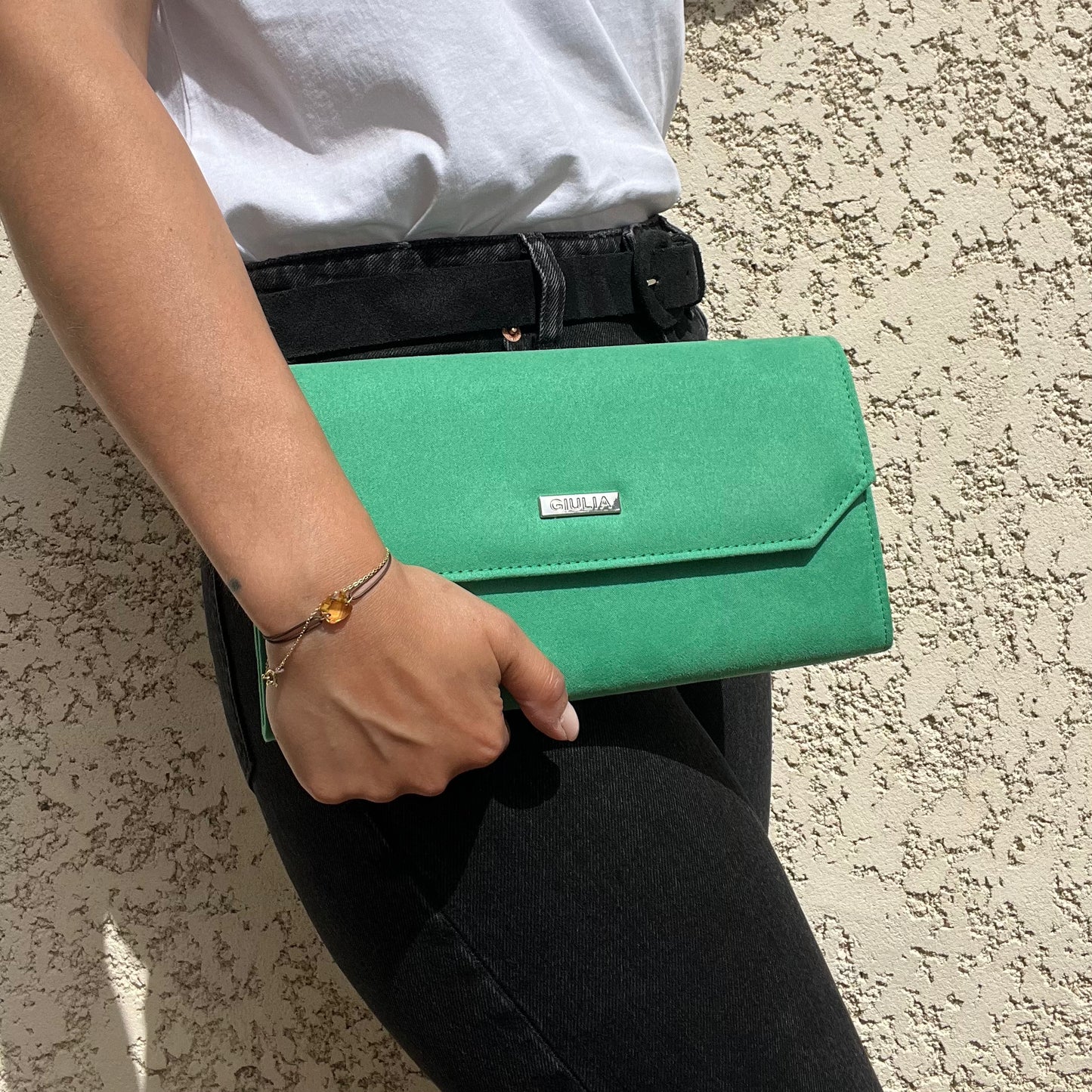 Pochette - Verte - Grass ante - Giulia