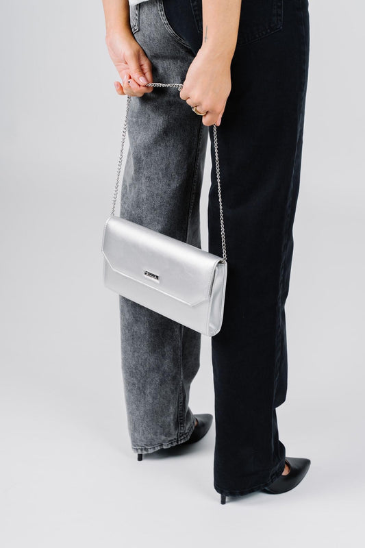 Pochette - Argent - Argentine vitello - Giulia